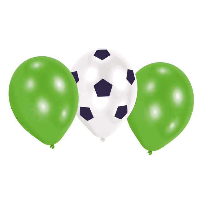 Ballon de football vert 22.8cm 6pcs