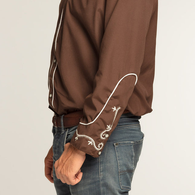 Chemise de cow-boy Hommes Marron