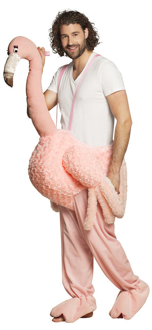 Costume de flamant rose