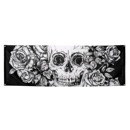 Halloween Day Of The Dead Flag XL Decoration 2.2m