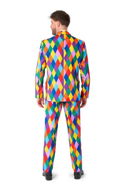 Costume de clown arc-en-ciel Hommes Suitmeister