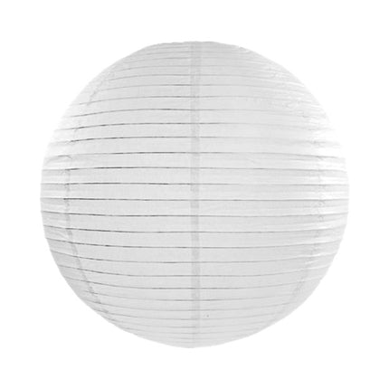 Lanterne blanche ronde 35cm