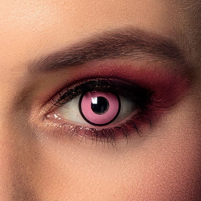 Lentilles de couleur Halloween Rose Noir