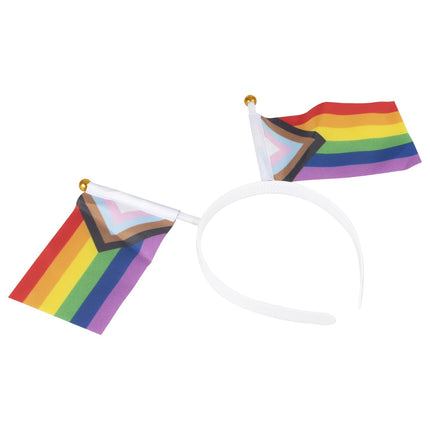 Drapeaux en bandeau arc-en-ciel 27cm