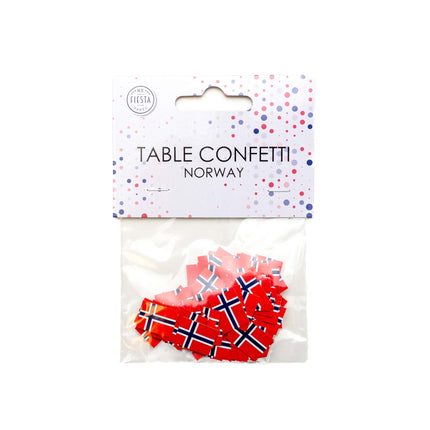 Papier confetti de table pour la Norvège 150pcs