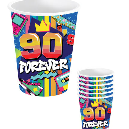 90s Tasses 240ml 6pcs