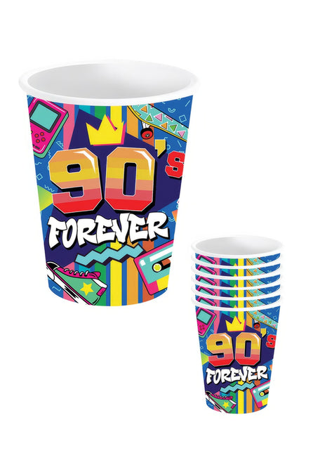 90s Tasses 240ml 6pcs