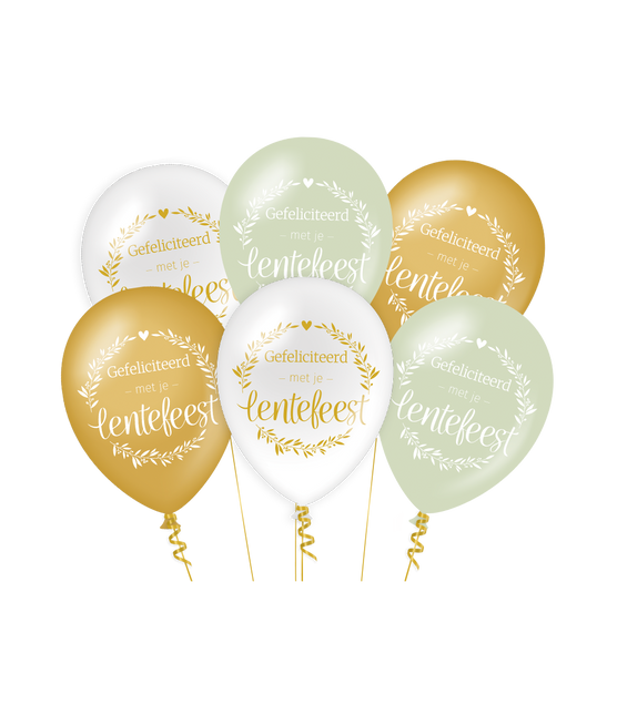 Ballons de fête printaniers 30cm 8pcs