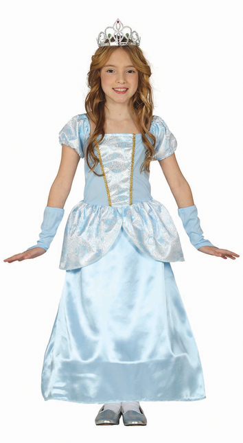 Robe de princesse enfant bleu