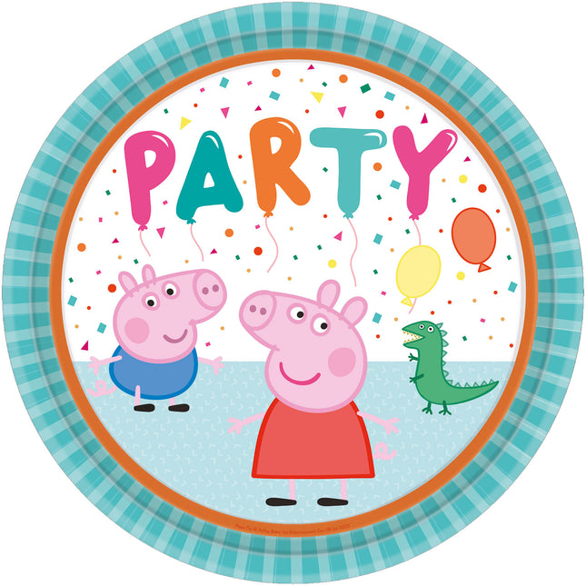 Peppa Pig Assiettes Party 23cm 8pcs