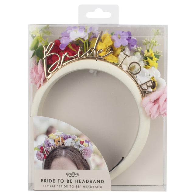 Bride To Be Hairband Flowers