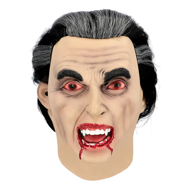 Masque d'Halloween Vampire avec du sang