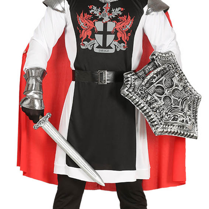 Costume de chevalier Cape rouge