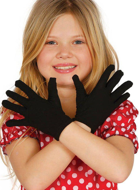 Gants noirs enfant 2pcs