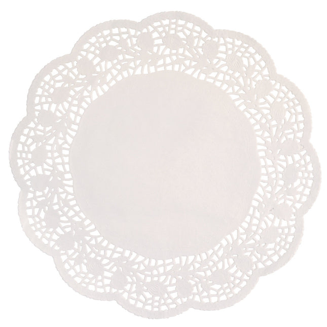 Set de table blanc 30cm 12pcs