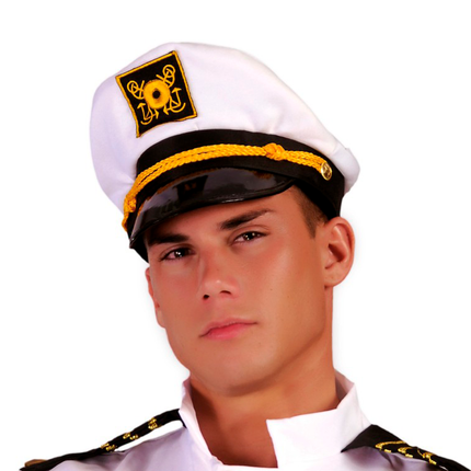 Casquette blanche de capitaine