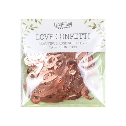 Confetti Love en or rose 14g