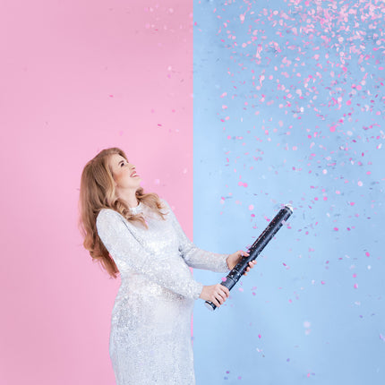 Confetti Cannon Gender Reveal Girl 60cm