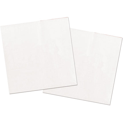 Serviettes blanches Bio 33cm 20pcs