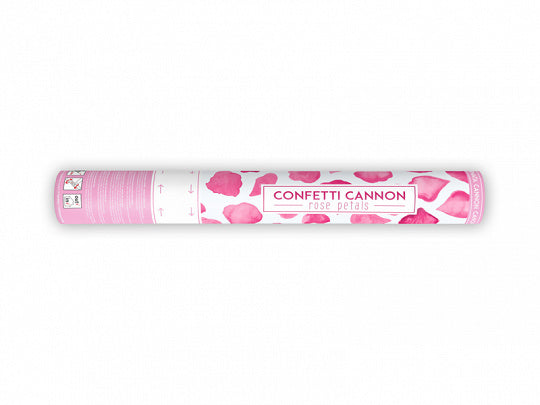 Confetti Cannon Pétales de Rose Rose 40cm