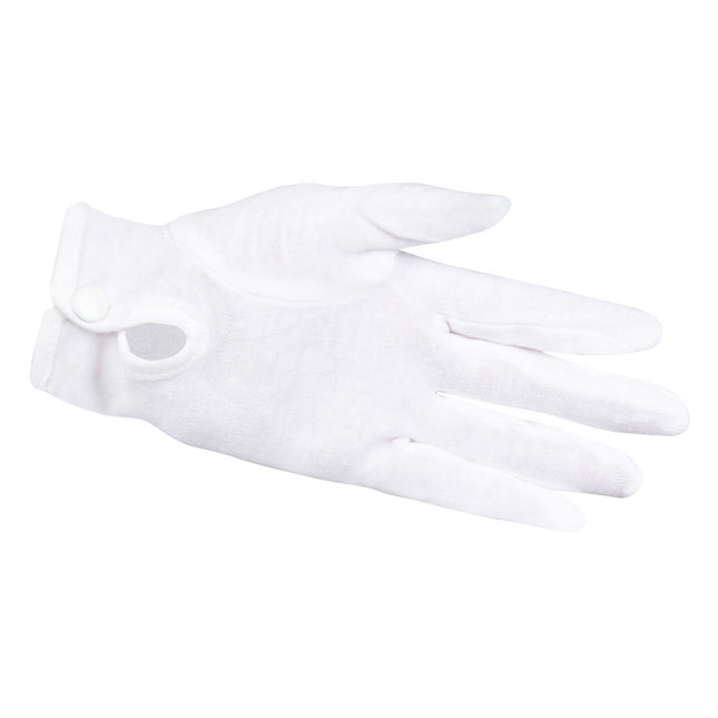 Gants blancs Bouton poussoir