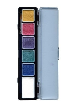 PXP Palette Pearl Colours 5 X 3 et 1 X 6gr avec un pinceau de size 2