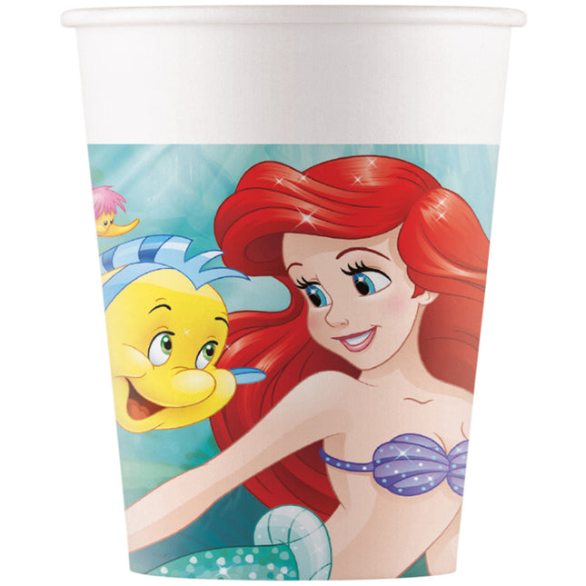 Les tasses de la Petite Sirène 200ml 8pcs