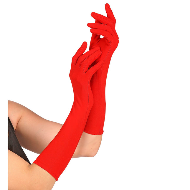 Gants rouges 37cm