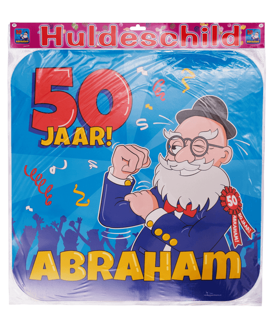 Plaque de porte Abraham Cartoon 50cm