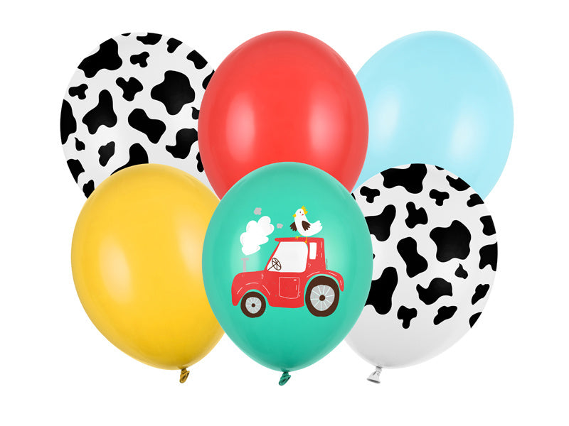 Ballons Farm Mix 30cm 6pcs