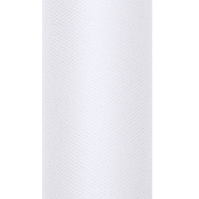 Rouleau de tulle blanc 80cm 9m
