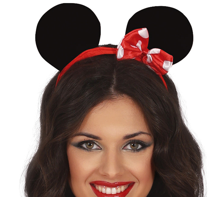 Costume de Minnie Mouse Rouge Blanc Dames