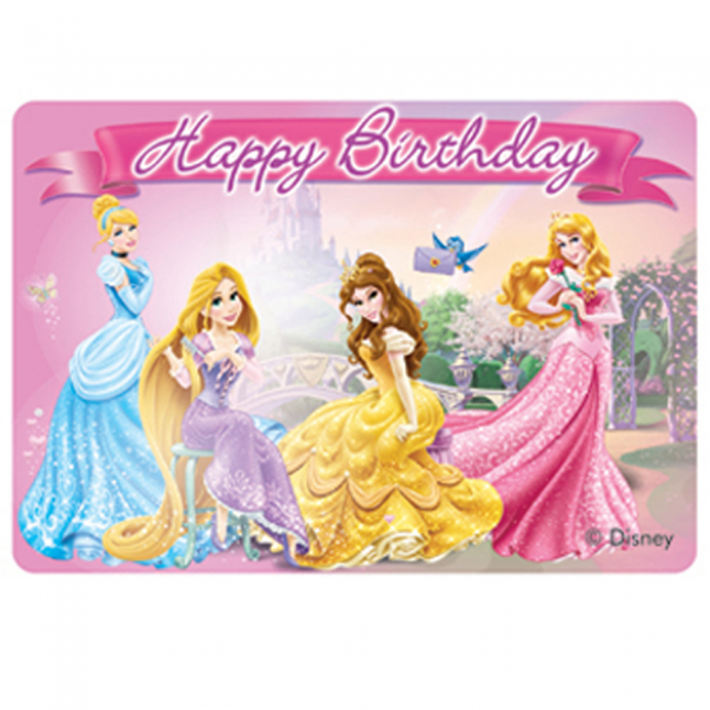 Bougie pour gâteau Disney Princesses 9cm