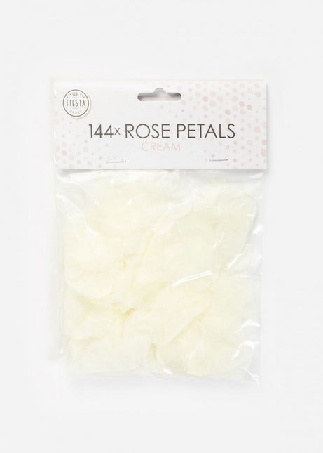 Pétales de rose crème 144pcs