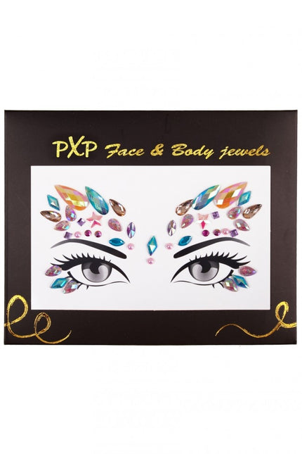 PXP Face Sticker Bijoux de visage Licorne pailletée