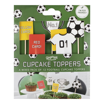 Bâtons de football pour cocktail 12cm 12pcs