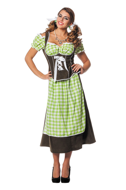 Robe Dirndl verte Oktoberfest Ladies