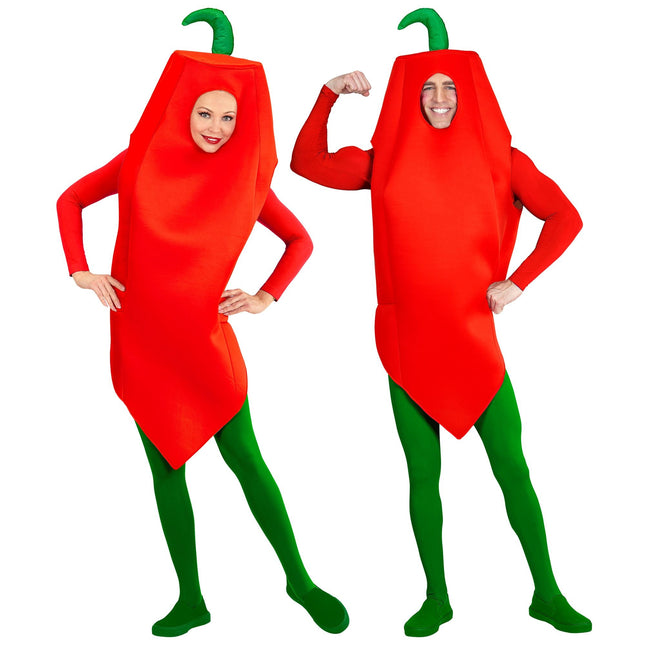 Piment rouge vert Costume