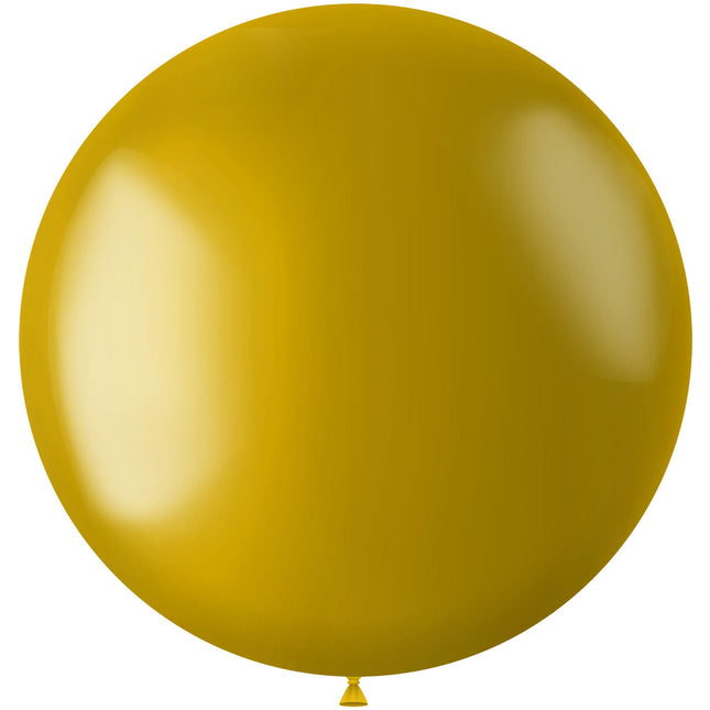 Ballon d'or Metallic Stardust Gold 80cm