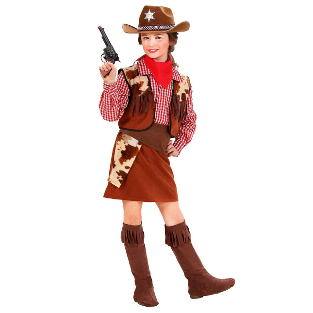 Costume de cowgirl 6 pièces