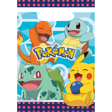 Sacs de partage Pokemon 23.4cm 8pcs