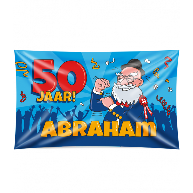 Drapeau de façade Abraham Cartoon Xxl 1.5m