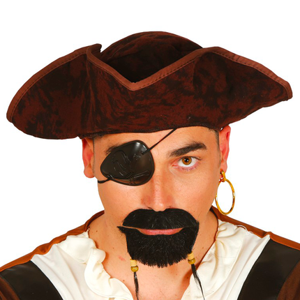 Chapeau de pirate marron