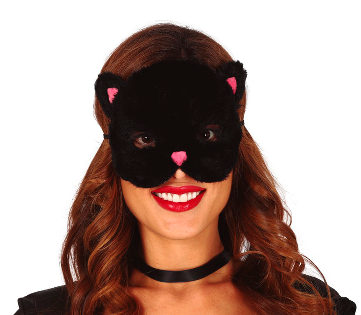 Masque de chat noir