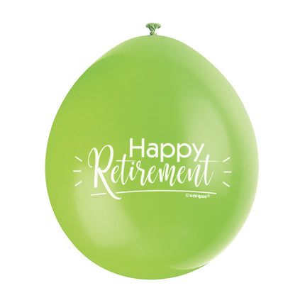 Ballons Bonne Retraite 28cm 10pcs