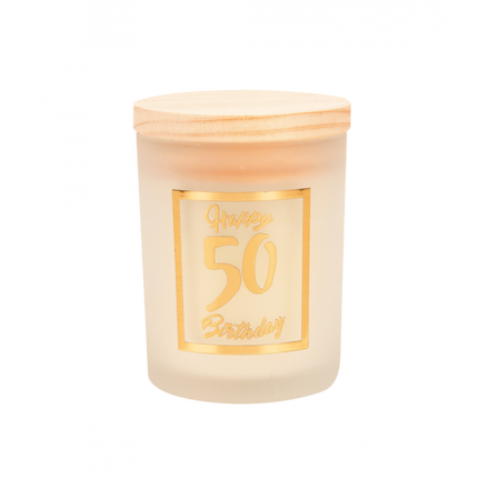 Bougie parfumée 50 ans Blanc