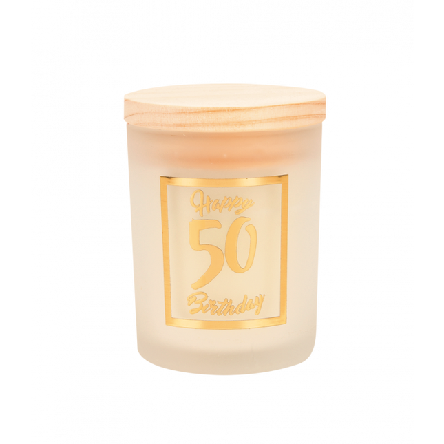 Bougie parfumée 50 ans Blanc