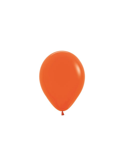 Ballons de baudruche orange 12cm 50pcs