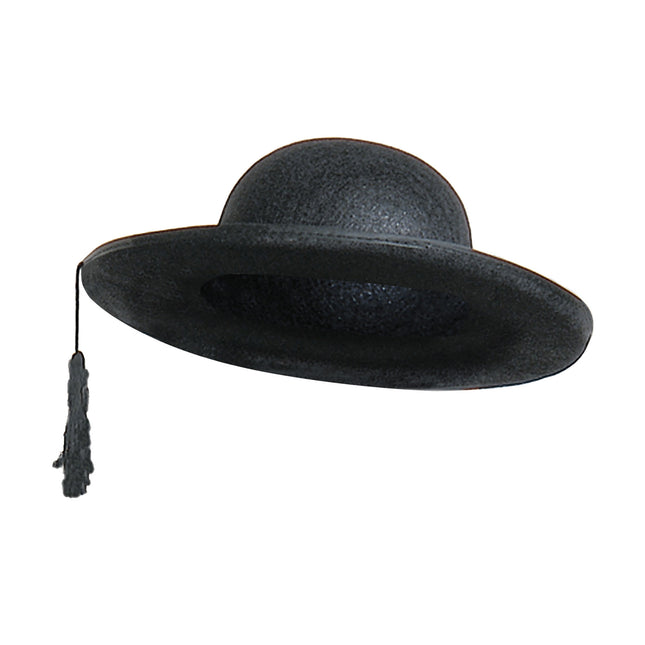 Chapeau de prêtre noir