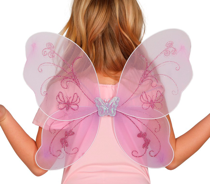 Ailes violettes enfant 48cm